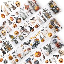 Fita washi JarthenaAMCS Halloween de 39,2 pés PET 4 rolos Fita washi JarthenaAMCS Halloween de 39,2 pés PET 4 rolos