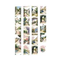 Fita Washi Paisagem Urbana 2m Rolo Arte Colagem DIY Diário Scrapbook Adesivos De Papelaria