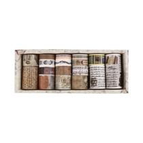 Fita Washi Retrô 18-24 Rolos Por Caixa Para DIY, Decoração De Embalagens De Presentes