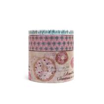 Fita Washi Tape Fita Adesiva Donuts Vintage Fina, Média,Grande