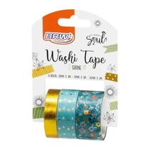 Fita Washi Tape Shine Soul - Brw Fita Washi Tape Shine Soul - Brw