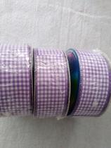 Fita xadrez 30mm cor 42 lilas