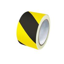 Fita Zebrada 200 Metros Preto e Amarelo Para Sinalização - EPI 360