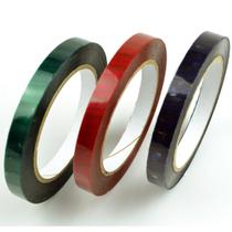 Fita Zebrada Azul P/lacradora Sacolas Lacra Saco 12mm X 100m