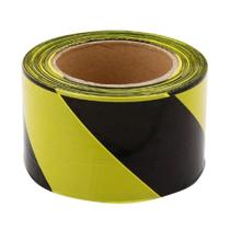 Fita Zebrada - Preto/Amarelo - Plastcor