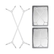 Fitas Ajustáveis De Fixação Elástica Para Lençóis 2 PCS Clips Planos Para Colchões Sofás Almofadas