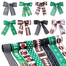 Fitas de futebol com fio H1vojoxo 24m, marrom, verde, 4 rolos Fitas de futebol com fio H1vojoxo 24m, marrom, verde, 4 rolos