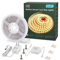 Fitas de LED RGH LIGHTING 5 m com sensor de movimento, branco quente Fitas de LED RGH LIGHTING 5 m com sensor de movimento, branco quente