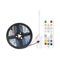 Fitas De Luz LED RGBIC Pixel 24V Smart Wifi Controle Alexa 5M 10M 15M 20M 5050 Flexível