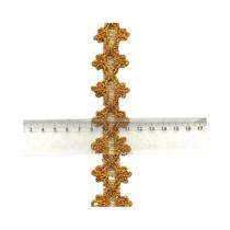 Fitas De Renda De Seda Dourada E Prateada 4m Para Tecido De Cortina Costura Artesanato DIY Decoração Fitas De Renda De Seda Dourada E Prateada 4m Para Tecido De Cortina Costura Artesanato DIY Decoração