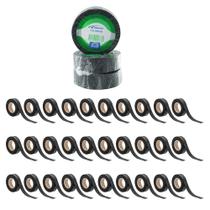 Fitas Isolante Master 19mm x 20m Preta Resistente Forte Adesão Durável - Kit 30 Und Fitas Isolante Master 19mm x 20m Preta Resistente Forte Adesão Durável - Kit 30 Und