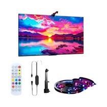Fitas LED RGB Inteligentes Para Iluminação De TV Com Sensor De Câmera, Controle Por Aplicativo E