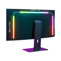 Fitas LED RGB USB De 24-34 Polegadas Para Monitor De PC, Sincronização Para Decoração De Ambiente De Fitas LED RGB USB De 24-34 Polegadas Para Monitor De PC, Sincronização Para Decoração De Ambiente De
