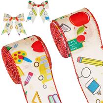 Fitas Wired Edge WILLBOND Back to School, estopa de 20 m