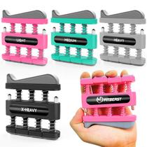 FitBeast Kit com 4 Fortalecedores de Dedos para Exercícios de Mão FitBeast Kit com 4 Fortalecedores de Dedos para Exercícios de Mão