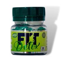 Fitdetox - 30 capsulas Termogenico Redutor de Medidas Inibe Apetite 100% Natural Queima Gordura - Fitervas