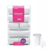 Fitilho 5MM X 50M Branco - Pacote com 10 Fitilho 5MM X 50M Branco - Pacote com 10