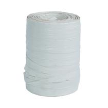 Fitilho Amarrilho Plástico Branco Leitoso 1kg Fecho Plástico para Embalagem, Organizar Sacos, Pães e Hortifruti