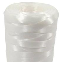 Fitilho Decorativo Embrulho Presente 5Mm X 50M Branco C/10