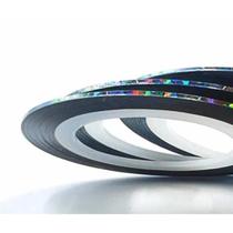 Fitilho para decoração de Unha Autoadesivo Alongamento Furta Cor