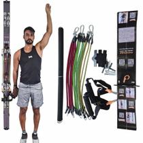 FITtoHOME Elástico Extensor Suportes Fixos Biomecânica Exclusiva Exercícios em casa