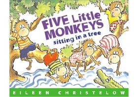 Five little monkeys sitting in a tree