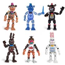 Five Nights At Freddy S Fnaf Kit 6 Bonecos Articulados E Intercambiáveis