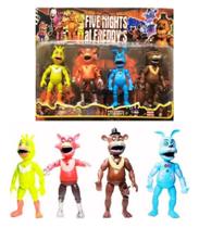 Five Nights At Freddy's Kit 4 Bonecos Animatronics