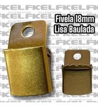 Fivela 18mm Lisa Baulada G Cor Ouro Velho 1.000un