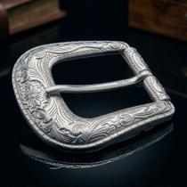 Fivela Americana Country Niquelada Pra Cintos Cowboy