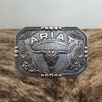 Fivela Ariat Country 11cm Western Premium Quadrada Prata