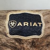 Fivela Ariat Country 11cm Western Premium Quadrado Preto