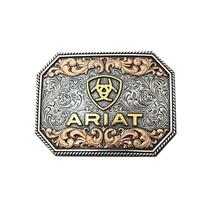 Fivela Ariat Importada Prata e Dourada A37054 Cor:PrataTamanho:Único