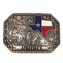 Fivela Atrevidu's Country Texas Em Metal 4cm Fivela Atrevidu's Country Texas Em Metal 4cm