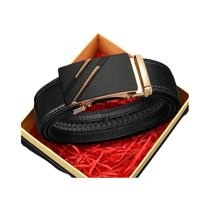 Fivela automática de metal masculino cinto de couro, cinta, marca, design de luxo, masculino Fivela automática de metal masculino cinto de couro, cinta, marca, design de luxo, masculino