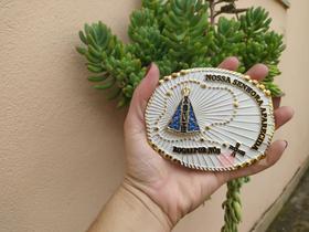 Fivela Branca Country Para Cinto Nossa Senhora Aparecida - Premium Artesanatos