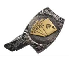 Fivela Canivete Cartas de Baralho Poker Fivela Canivete Cartas de Baralho Poker