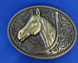 Fivela Cavalo Country Alto Relevo