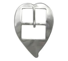 Fivela Coração de Bico inox SV0070