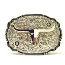 Fivela Country Boi Americano Atrevidu's Para Cintos De 4cm