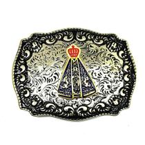 Fivela Country Cowboy Cowgirl Nossa Senhora Aparecida 4cm Fivela Country Cowboy Cowgirl Nossa Senhora Aparecida 4cm