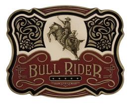 Fivela Country Masculina Bull Rider Star's - Tam G - 11223fj Ov - Sumetal