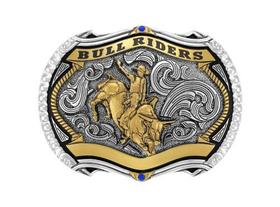 Fivela Country Masculina Touro Bull Riders Tam. G - 12390FE - SUMETAL