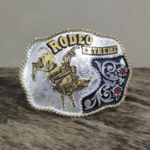 Fivela Country Master Dourada Prata Western Bull Rider Agro