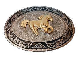 Fivela De Cinto 3d Cavalo Country Cowboy Rodeio Vaquejada