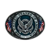 Fivela de cinto American Eagle Design da bandeira dos EUA para homens Fivela de cinto American Eagle Design da bandeira dos EUA para homens