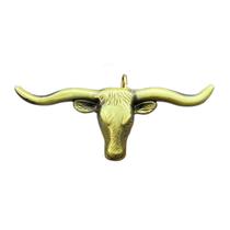 Fivela de cinto Bull Head em liga metálica de estilo ocidental 103g