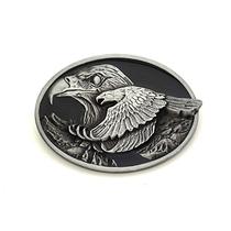 Fivela de cinto Eagle Head Vintage Western Style Alloy 74g