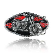 Fivela de Cinto Retrô Punk Estilo Motoqueiro Cowboy Vintage em Metal