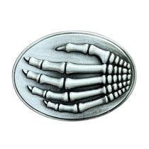 Fivela de cinto Skeleton Hand Vintage Western Style Alloy